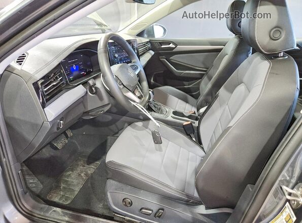 3VW7W7BU3TM032428 2026 VOLKSWAGEN JETTA Gray წინა სალონის ხედი