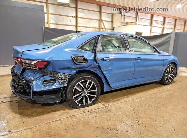 3VW7W7BU4TM036634 2026 VOLKSWAGEN JETTA Blue Задня права чверть