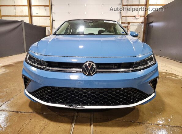 3VW7W7BU4TM036634 2026 VOLKSWAGEN JETTA Blue Вид спереду