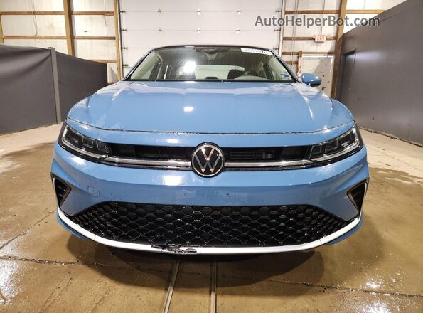 3VW7W7BU4TM036634 2026 VOLKSWAGEN JETTA Blue Вид наклейки з VIN-кодом