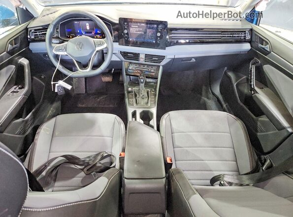 3VW7W7BU4TM036634 2026 VOLKSWAGEN JETTA Blue Вид панелі приладів