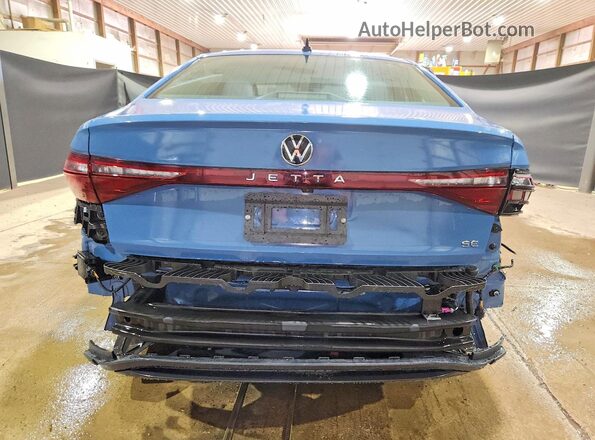 3VW7W7BU4TM036634 2026 VOLKSWAGEN JETTA Blue Вид ззаду