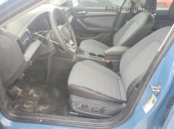 3VW7W7BU5TM056309 2026 VOLKSWAGEN JETTA Blue წინა სალონის ხედი