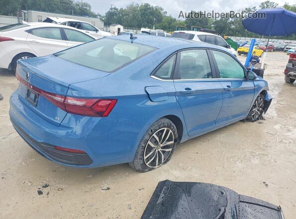 3VW7W7BU5TM056309 2026 VOLKSWAGEN JETTA Blue უკანა მარჯვენა