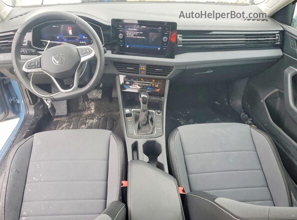 3VW7W7BU5TM056309 2026 VOLKSWAGEN JETTA Blue წინა პანელის ხედი
