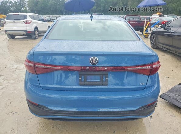 3VW7W7BU5TM056309 2026 VOLKSWAGEN JETTA Blue უკანა ხედი
