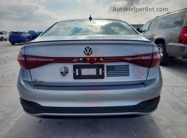 3VW7X7BU4SM010773 2025 VOLKSWAGEN JETTA Silver Вид ззаду