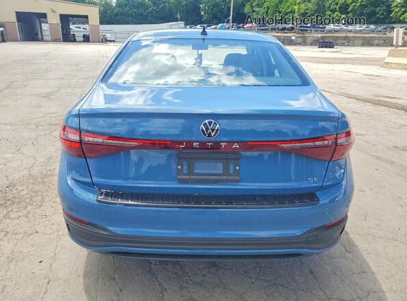 3VW7X7BU6SM078475 2025 VOLKSWAGEN JETTA Blue Rear view