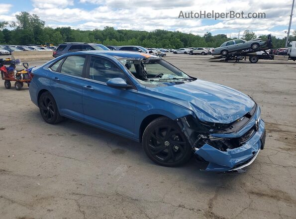 3VW7X7BU6SM078475 2025 VOLKSWAGEN JETTA Blue Front right