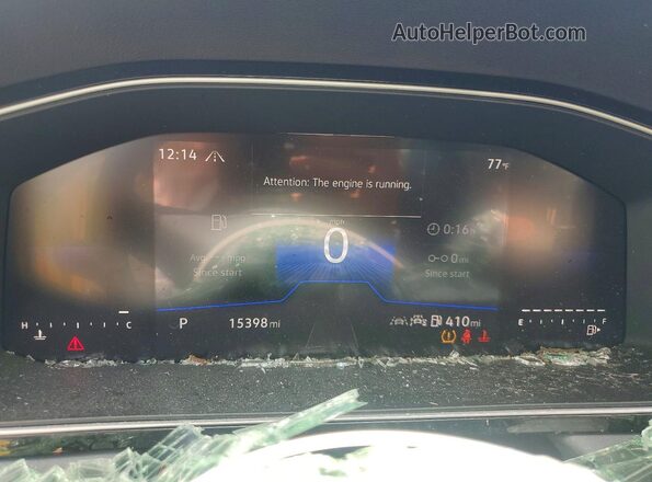 3VW7X7BU6SM078475 2025 VOLKSWAGEN JETTA Blue Instrument cluster view