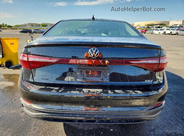 3VW7X7BU6SM093302 2025 VOLKSWAGEN JETTA Black Հետևի տեսք