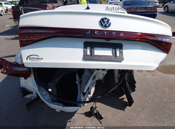 3VW7X7BU8SM106938 2025 VOLKSWAGEN JETTA White Вид спереду