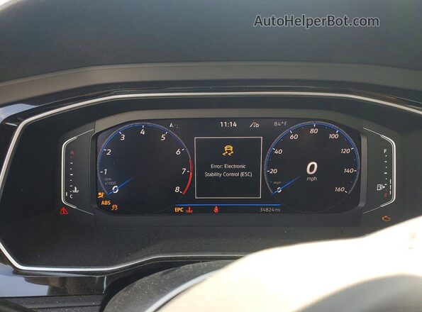 3VW8T7BU2RM027114 2024 VOLKSWAGEN JETTA White Vista del cuadro de instrumentos