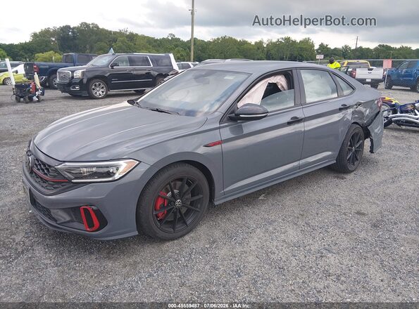 3VW9T7BUXRM027768 2024 VOLKSWAGEN JETTA Gray Przód lewy