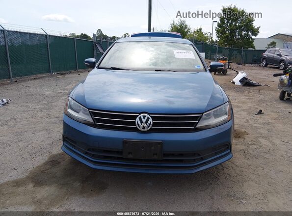 3VWB67AJ0HM286106 2017 VOLKSWAGEN JETTA Blue Vista del cuadro de instrumentos