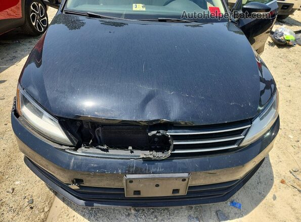 3VWB67AJ0HM301722 2017 VOLKSWAGEN JETTA Черный Вид задней части салона