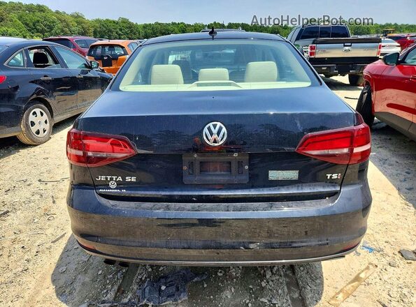 3VWB67AJ0HM301722 2017 VOLKSWAGEN JETTA Черный Вид сзади