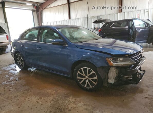 3VWB67AJ6HM245916 2017 VOLKSWAGEN JETTA Blue წინა მარჯვენა