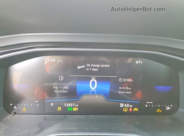 3VWBM7BU0RM059367 2024 VOLKSWAGEN JETTA White Instrument cluster view