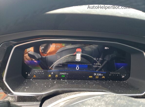 3VWBM7BU1PM018131 2023 VOLKSWAGEN JETTA Gray Instrument cluster view
