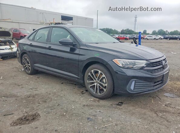 3VWBM7BU3PM053138 2023 VOLKSWAGEN JETTA Black Передня права чверть