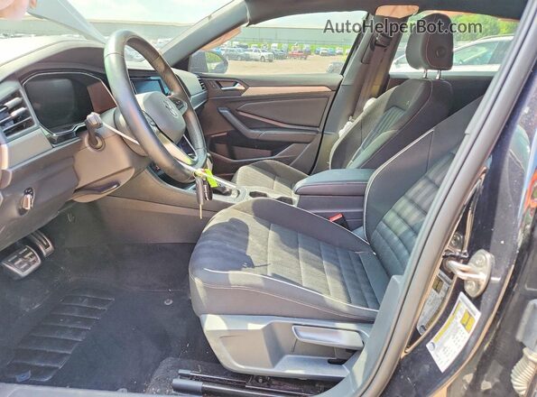 3VWBM7BU4PM009374 2023 VOLKSWAGEN JETTA Black Вид салону спереду