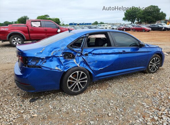 3VWBM7BUXPM010741 2023 VOLKSWAGEN JETTA Blue Trasero derecho