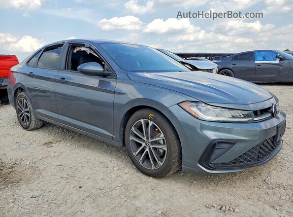 3VWBW7BU0TM003334 2026 VOLKSWAGEN JETTA Gray Передня права чверть