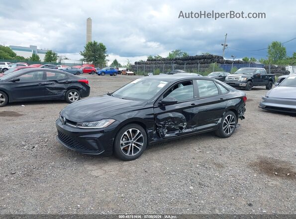 3VWBX7BU0SM049533 2025 VOLKSWAGEN JETTA Black Przód lewy