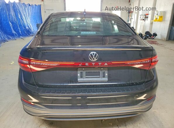 3VWBX7BU6SM095884 2025 VOLKSWAGEN JETTA Black Вид ззаду