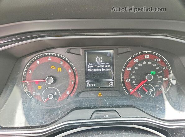 3VWC57BU0KM132633 2019 VOLKSWAGEN JETTA White Вид щитка приладів