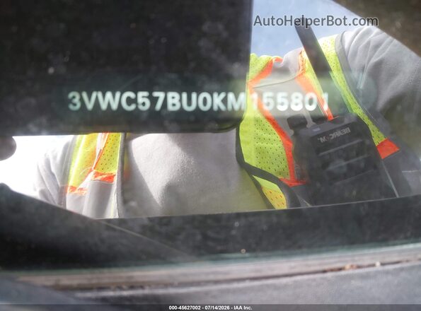 3VWC57BU0KM155801 2019 VOLKSWAGEN JETTA Gray Widok komory silnika