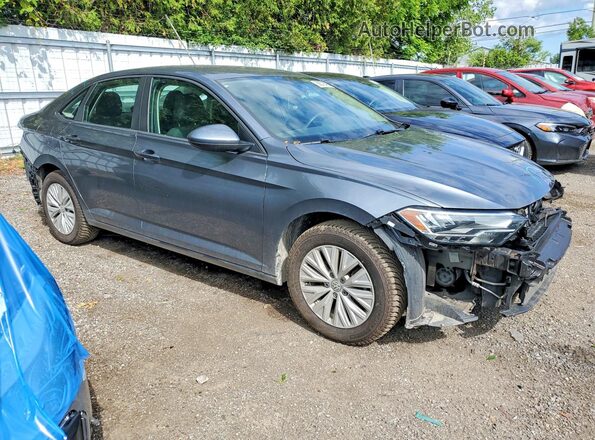 3VWC57BU0KM257518 2019 VOLKSWAGEN JETTA Gray Передня права чверть
