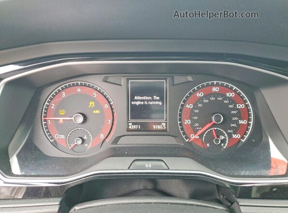 3VWC57BU0LM096900 2020 VOLKSWAGEN JETTA White Widok zestawu wskaźników