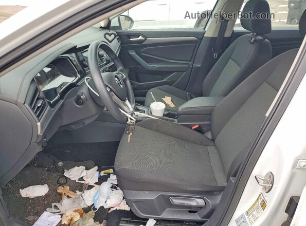3VWC57BU0LM096900 2020 VOLKSWAGEN JETTA White Widok wnętrza z przodu