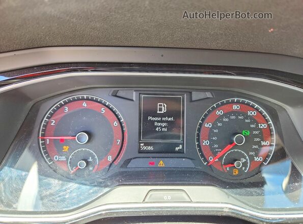 3VWC57BU0MM012950 2021 VOLKSWAGEN JETTA Red Instrument cluster view