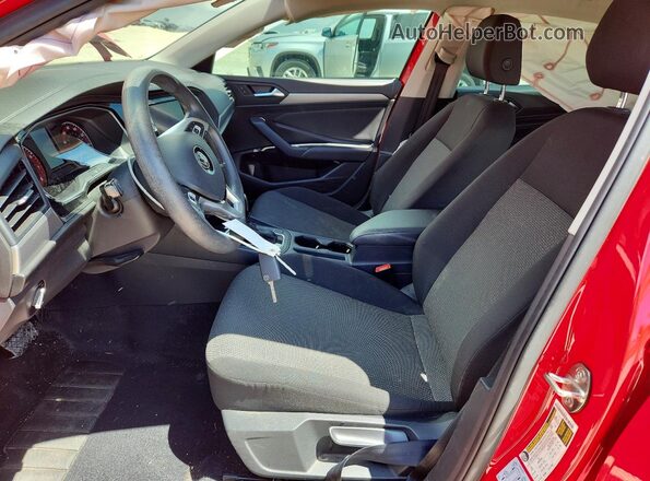 3VWC57BU0MM012950 2021 VOLKSWAGEN JETTA Red Front interior view