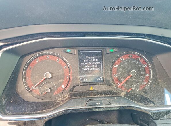 3VWC57BU0MM031790 2021 VOLKSWAGEN JETTA Серебряный Вид щитка приборов