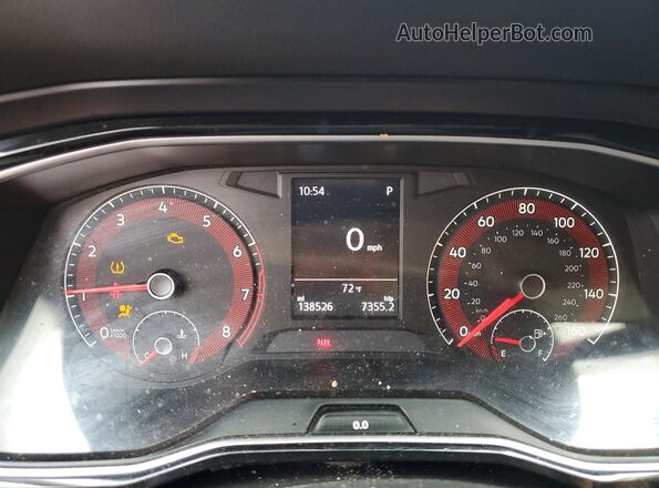 3VWC57BU0MM048816 2021 VOLKSWAGEN JETTA Серебряный Вид щитка приборов