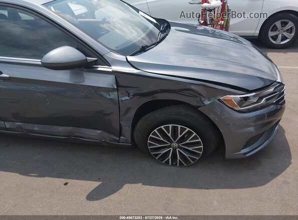 3VWC57BU0MM090242 2021 VOLKSWAGEN JETTA Gray Front view