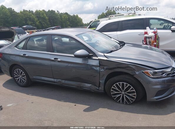 3VWC57BU0MM090242 2021 VOLKSWAGEN JETTA Gray Rear interior view