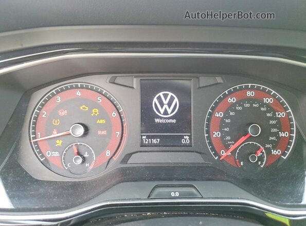 3VWC57BU0MM093416 2021 VOLKSWAGEN JETTA Gray Instrument cluster view