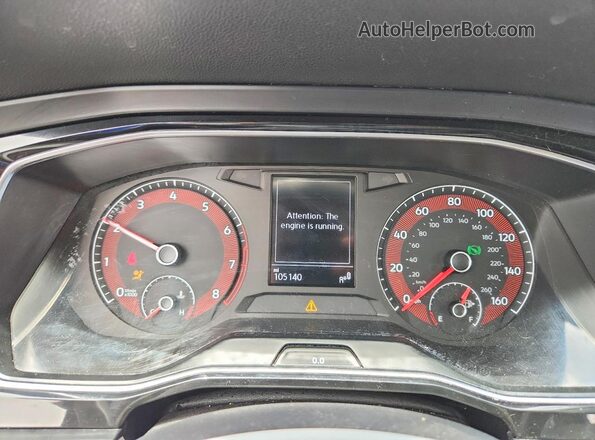 3VWC57BU1KM075973 2019 VOLKSWAGEN JETTA Black Widok zestawu wskaźników