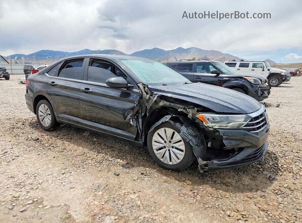 3VWC57BU1KM075973 2019 VOLKSWAGEN JETTA Black Przód prawy