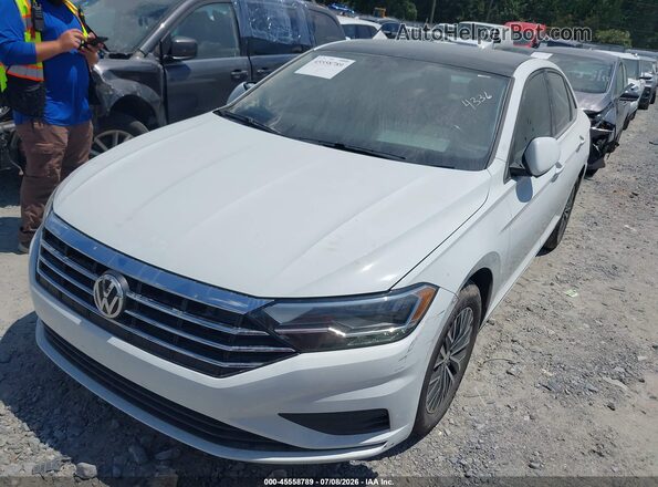 3VWC57BU1KM254336 2019 VOLKSWAGEN JETTA White Առջևի ձախ երեք քառորդ տեսարան
