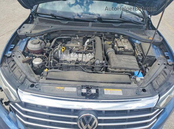 3VWC57BU1MM067214 2021 VOLKSWAGEN JETTA Blue Սալոնի հետևի տեսք