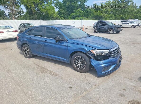 3VWC57BU1MM067214 2021 VOLKSWAGEN JETTA Blue Առջևի աջ