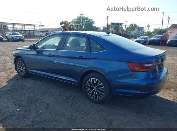 3VWC57BU2KM033554 2019 VOLKSWAGEN JETTA Blue Trasero izquierdo