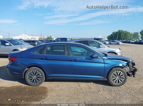 3VWC57BU2KM033554 2019 VOLKSWAGEN JETTA Blue Vista interior de 360 grados