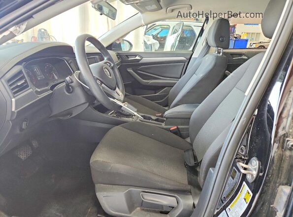 3VWC57BU2KM072872 2019 VOLKSWAGEN JETTA Black Widok wnętrza z przodu
